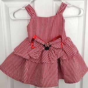 Disney Red Checkered Minnie Mouse Dress